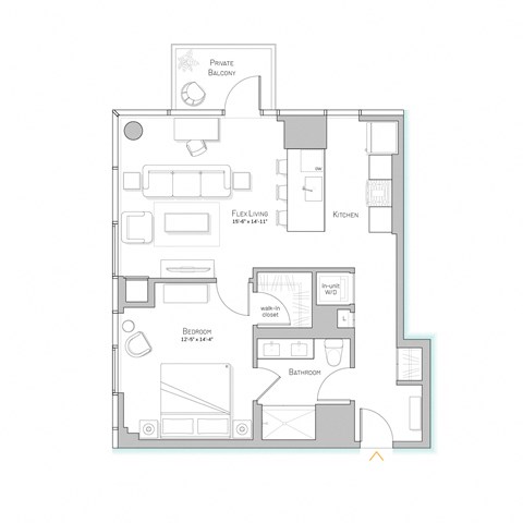 Sage West Loop | 1 Bedroom Apartment in West Loop | Luxury Apartment | Large One Bedroom Apartment